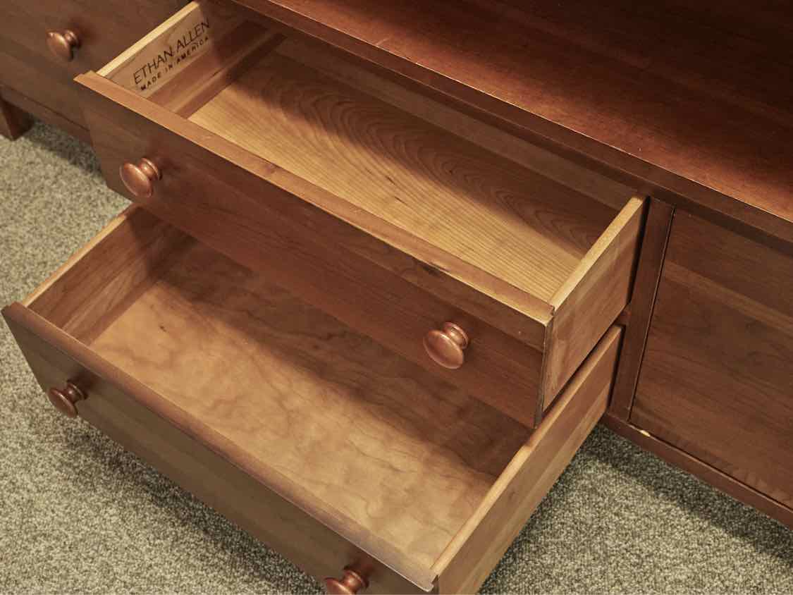 Ethan Allen Cherry Lateral File Cabinet