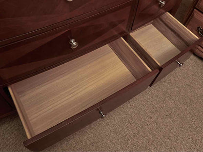 Hamilton & Spill  Cherry Finish 9 Drawer Dresser