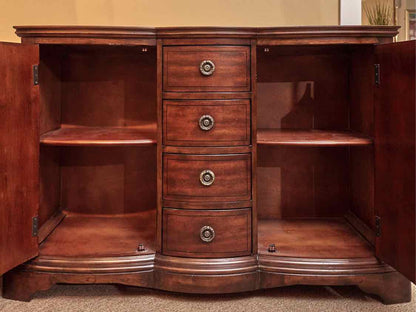 Hooker Furniture Mahogany 4 Drawer 2 Door  Sideboard