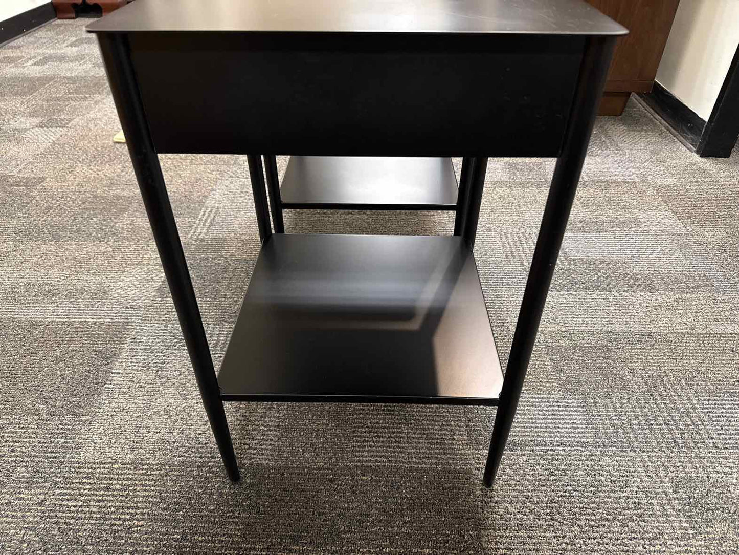 Pair Of West Elm 'Metalwork' Mini Nightstands