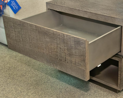 Pair of Restoration Hardware 'Monterey' Nightstands in Grey