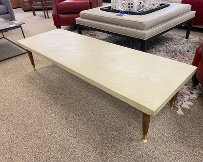 MCM Cocktail Table W/ Cream Top