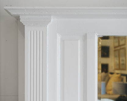 Decorative White finished Mantelpiece
