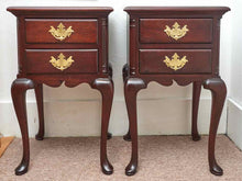 Pair of Paine furniture Mahogany Queen Anne  Nightstands