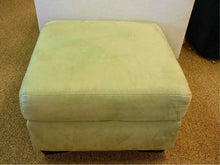 Celery Green Micro Fiber Upholstered  Ottoman