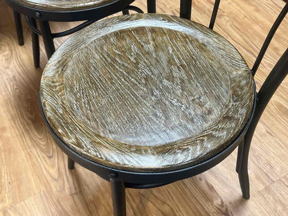 Set of 5 Industrial Arhaus Dining Chairs