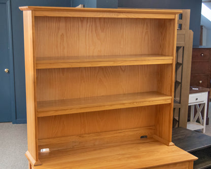 Vermont Tubbs Ash Desk W/ Hutch Top