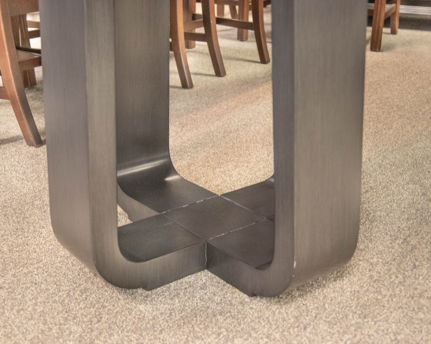 Old Biscayne Custom Extended Leaf Double Base Dining Table