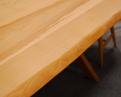 Pompanoosuc Mills Live Edge Table and Chair Set