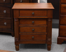 Custom Amish Cherry 4-Drawer Nightstand