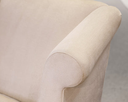 Baker Rolled Arm Wing Chair