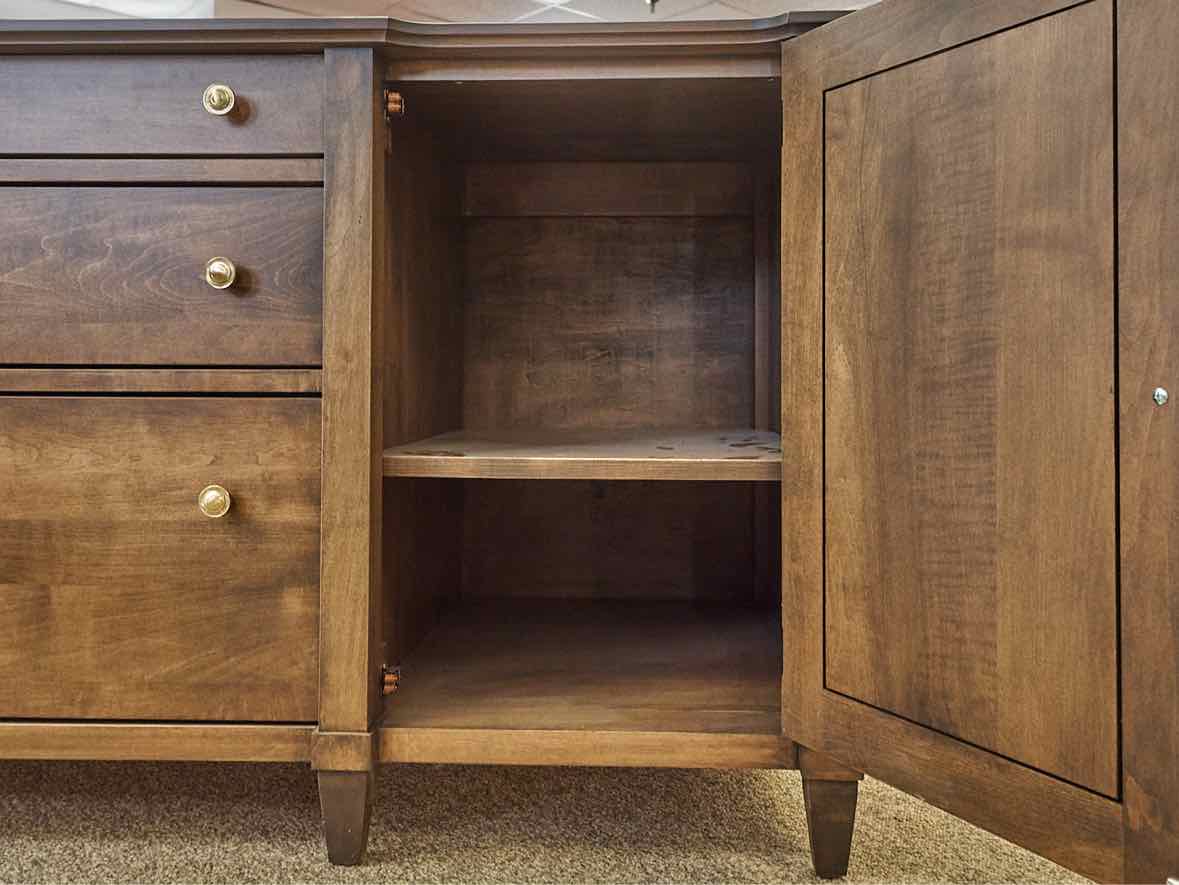 Gat Creek "Monaco" Credenza Cabinet in Classic Bean Finish