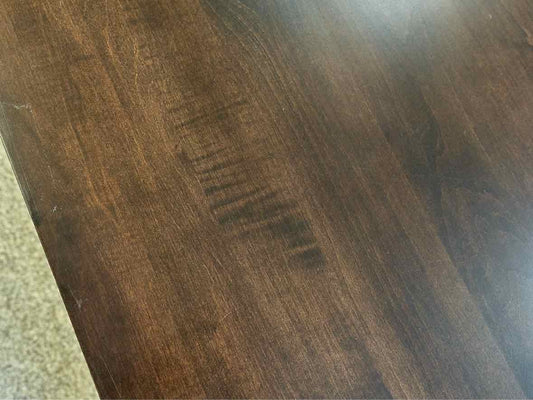 Gat Creek "French Regency" Maple Dining Table & Set of 6 'Burbank' Dining Chairs