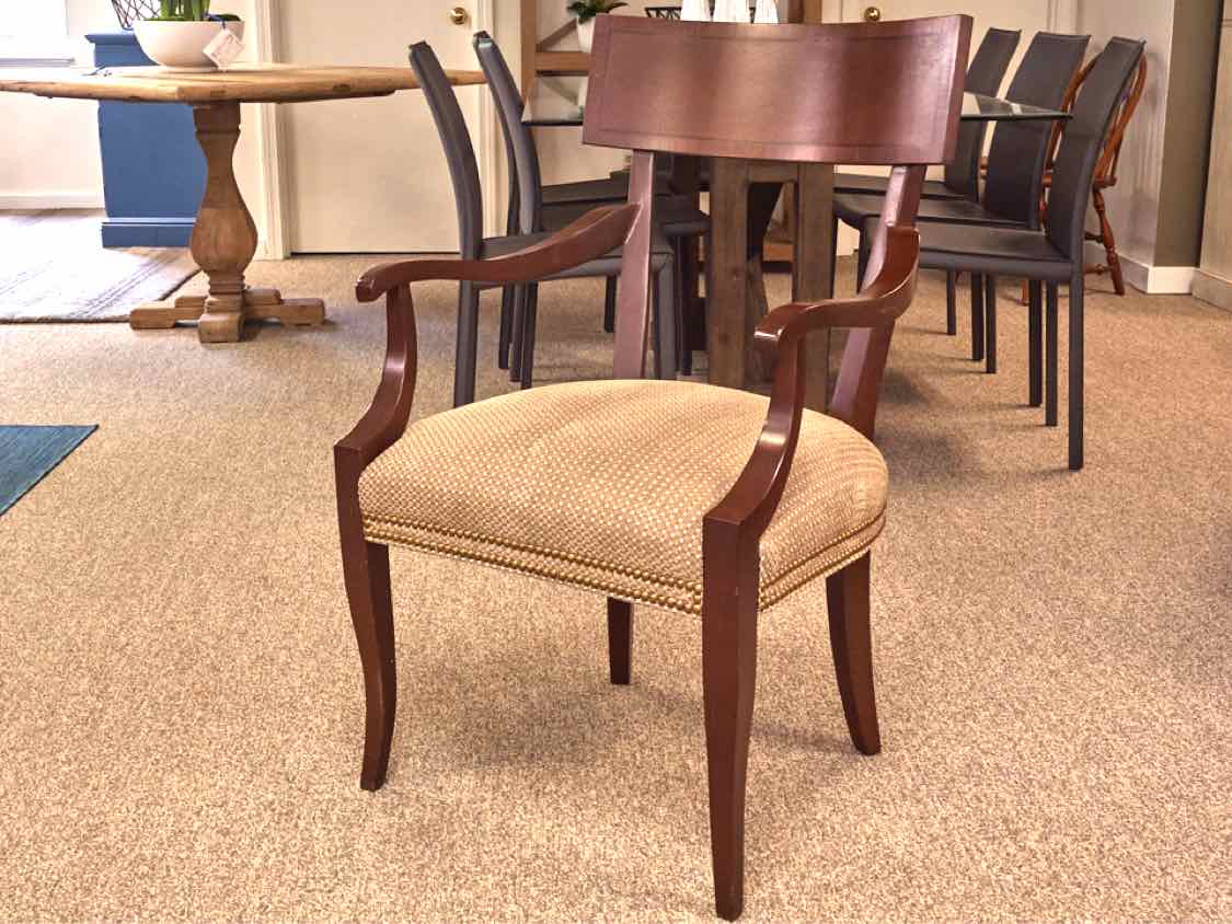 Set of 12 Hickory Chair 'Blix' Dining Chairs in 'Chocolate' Finish