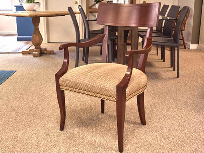 Set of 12 Hickory Chair 'Blix' Dining Chairs in 'Chocolate' Finish