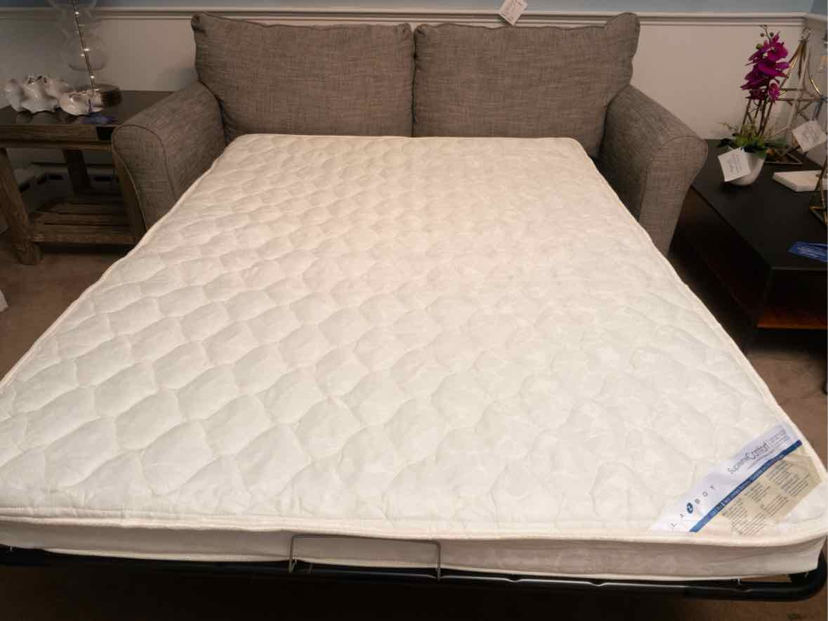 La-Z-Boy Black & White Tweed 2 Cushion  Full Sleeper