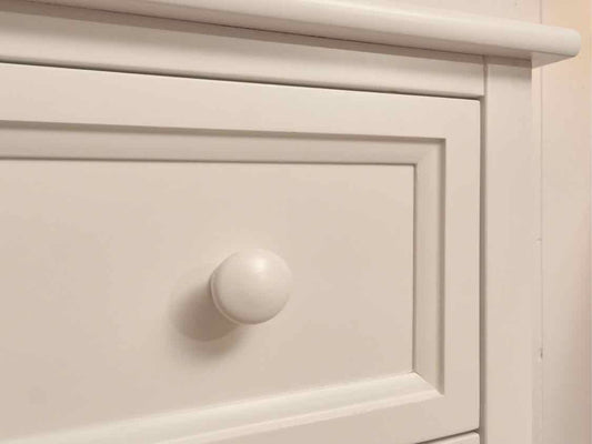 PJ Kids Ivory 5 Drawer Tall Chest