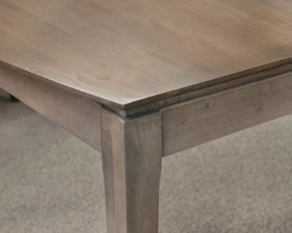 Gat Creek Sabin 84" Extension Dining Table in Maple Flannel Gray Finish