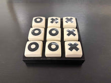 Small Tic-Tac-Toe in Ivory & Black