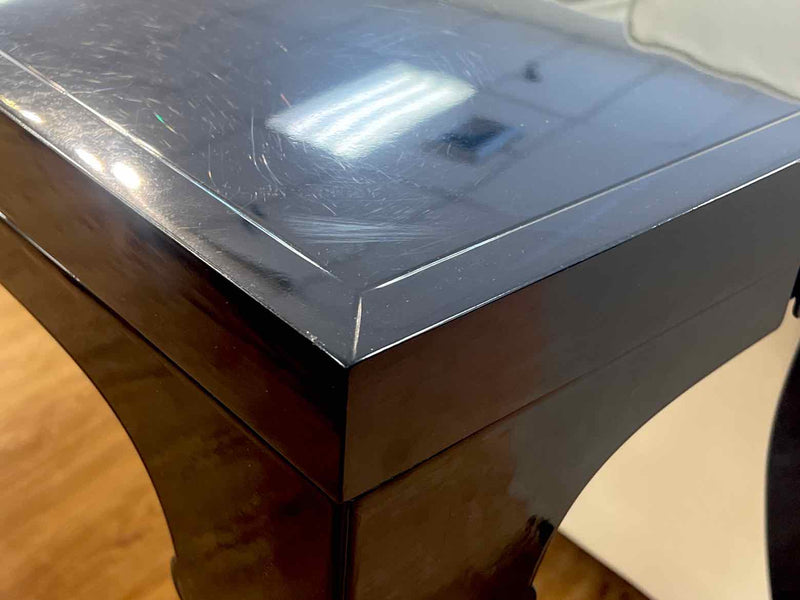 Black Lacquer Console Table