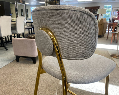 Set of 4 Tov Furniture Counter Stools with Gold Finish Legs