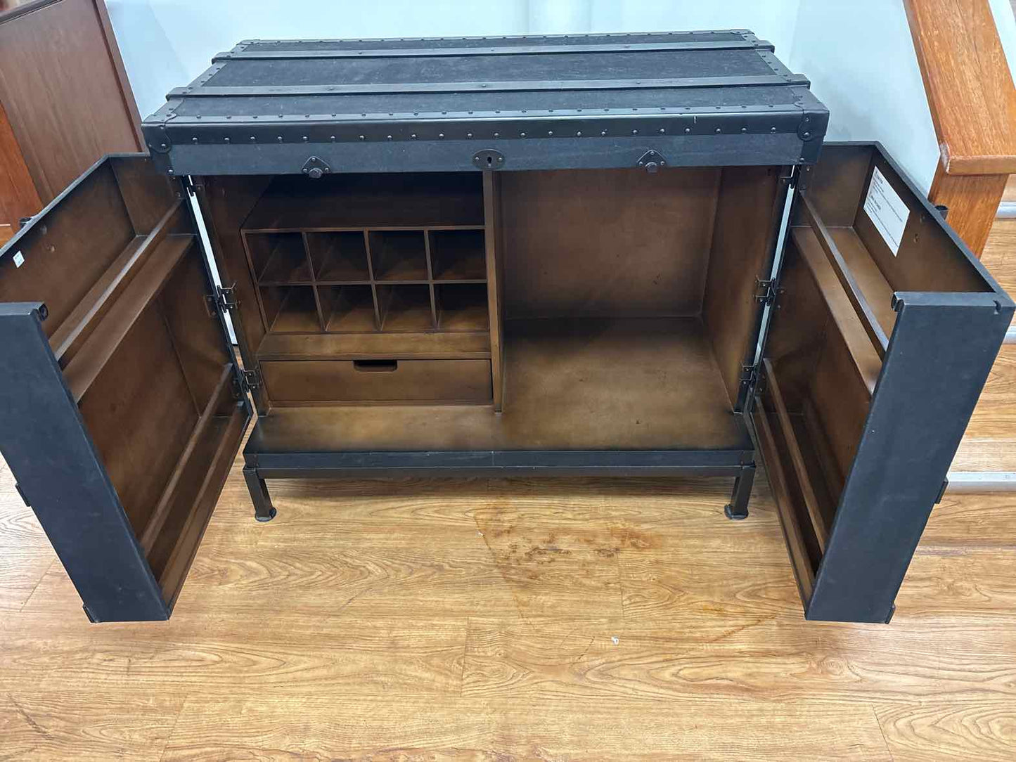Pottery Barn 'Ludlow' Trunk Bar Cabinet