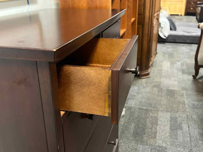 Pottery Barn Espresso Tall Chest