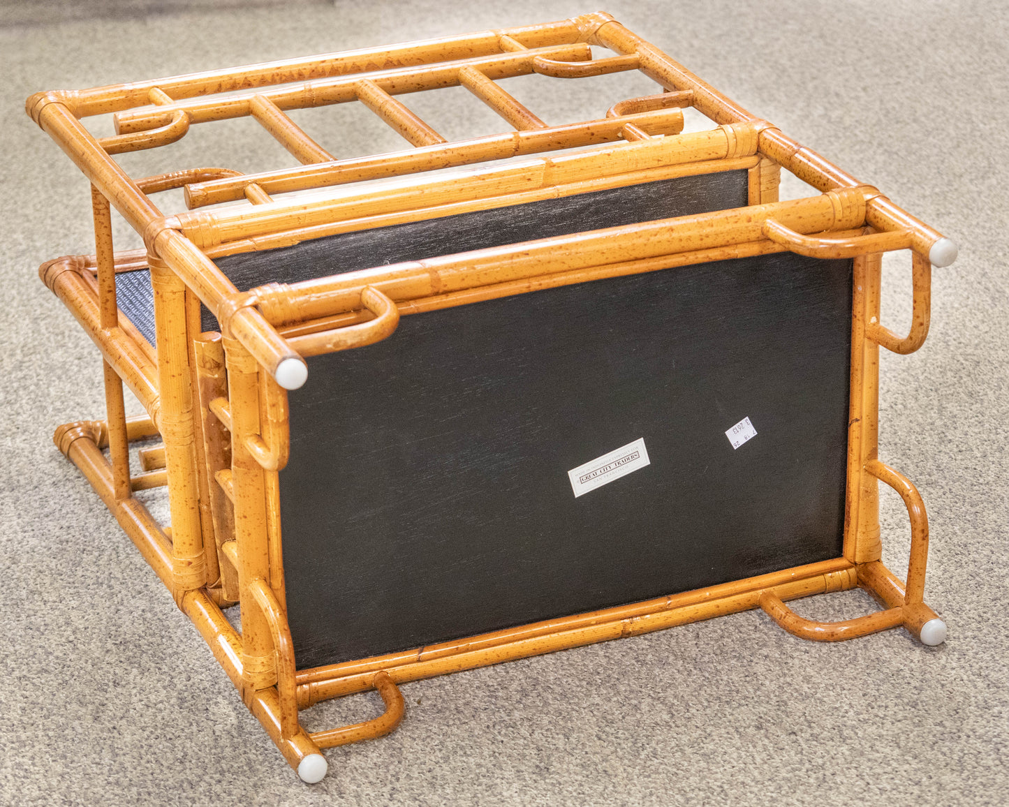 Faux Bamboo Magazine/Newspaper Rack