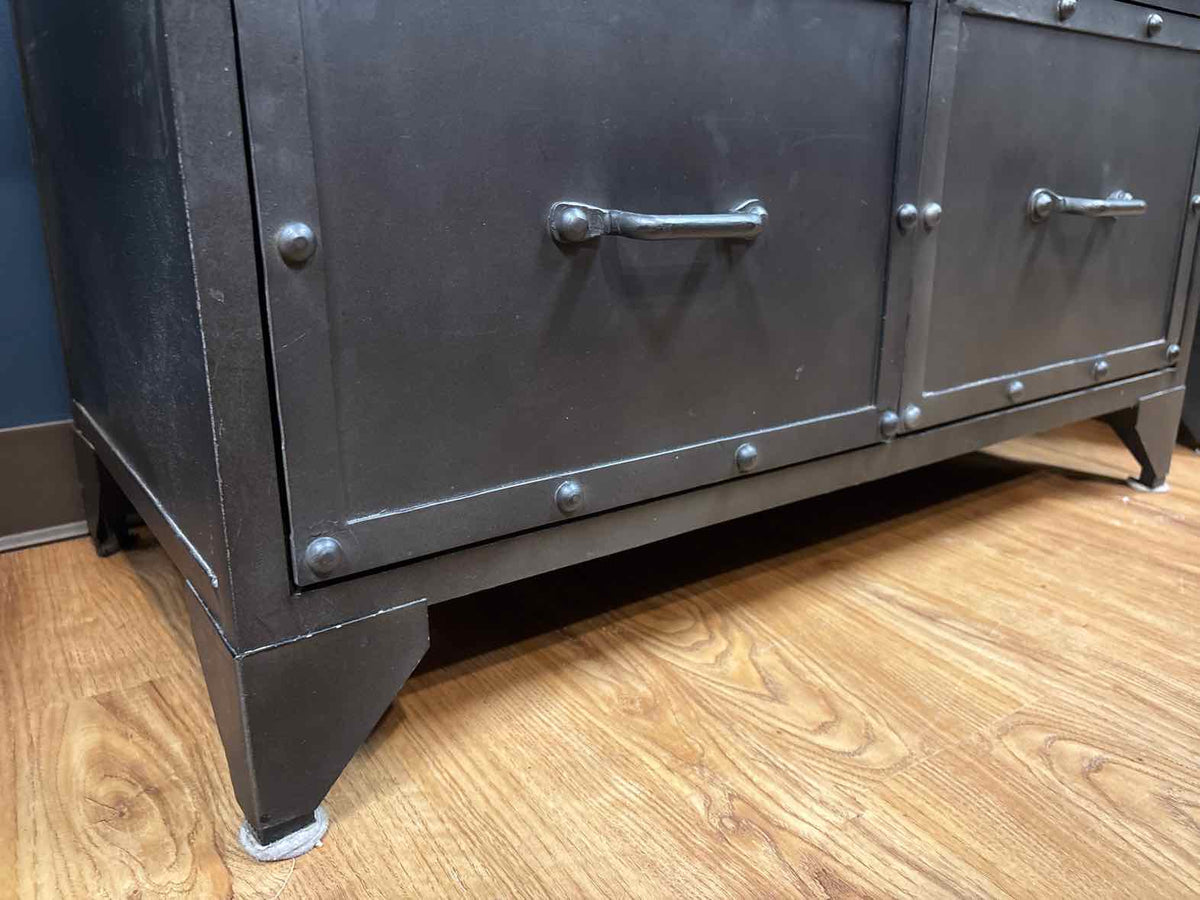 RH Vintage Industrial Steel Cabinet
