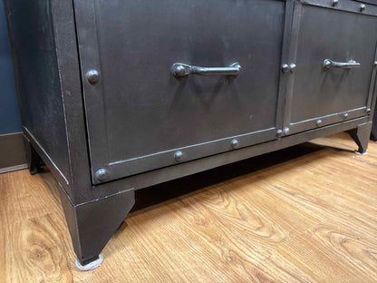 RH Vintage Industrial Steel Cabinet
