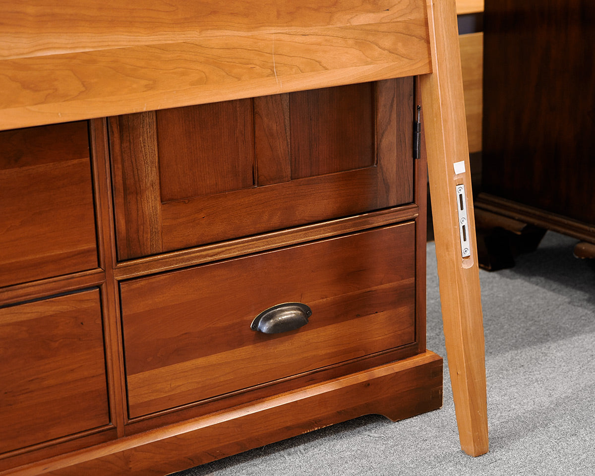 Circle Furniture Queen Cherry Bed Frame
