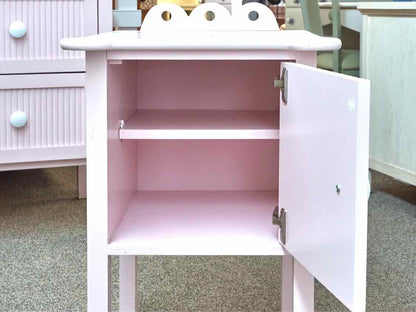 Maine Cottage 'Lizzie' Nightstand in Pink W/ White Knob