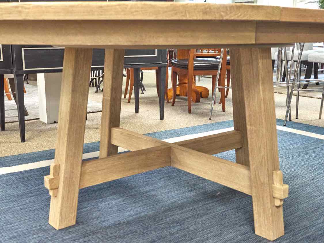 Pottery Barn Toscana 54" Round Dining Table with Leaf