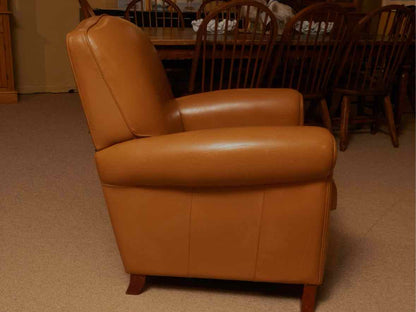 American Leather Caramel  Color Leather Recliner