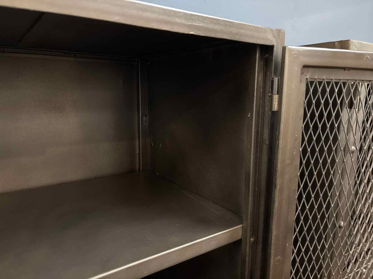 RH Vintage Industrial Steel Cabinet