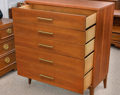 Dixie Furniture Mid-Century Modern 5-Drawer Chest