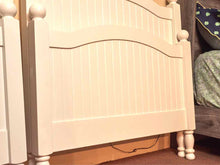 Pair Of Catalina Pottery Barn White Beadboard Accent Twin Beds
