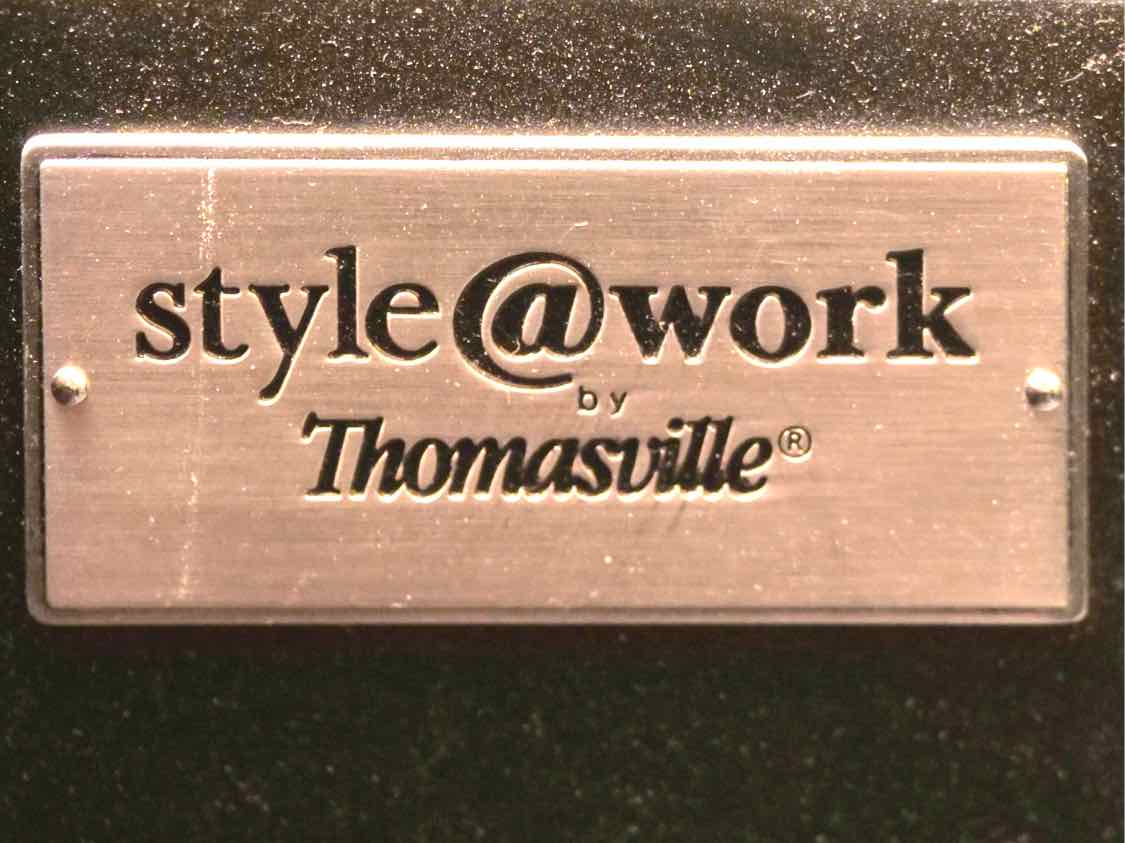 Thomasville  "Style @ Work" Black 2 Drawer Lateral File Cabinet