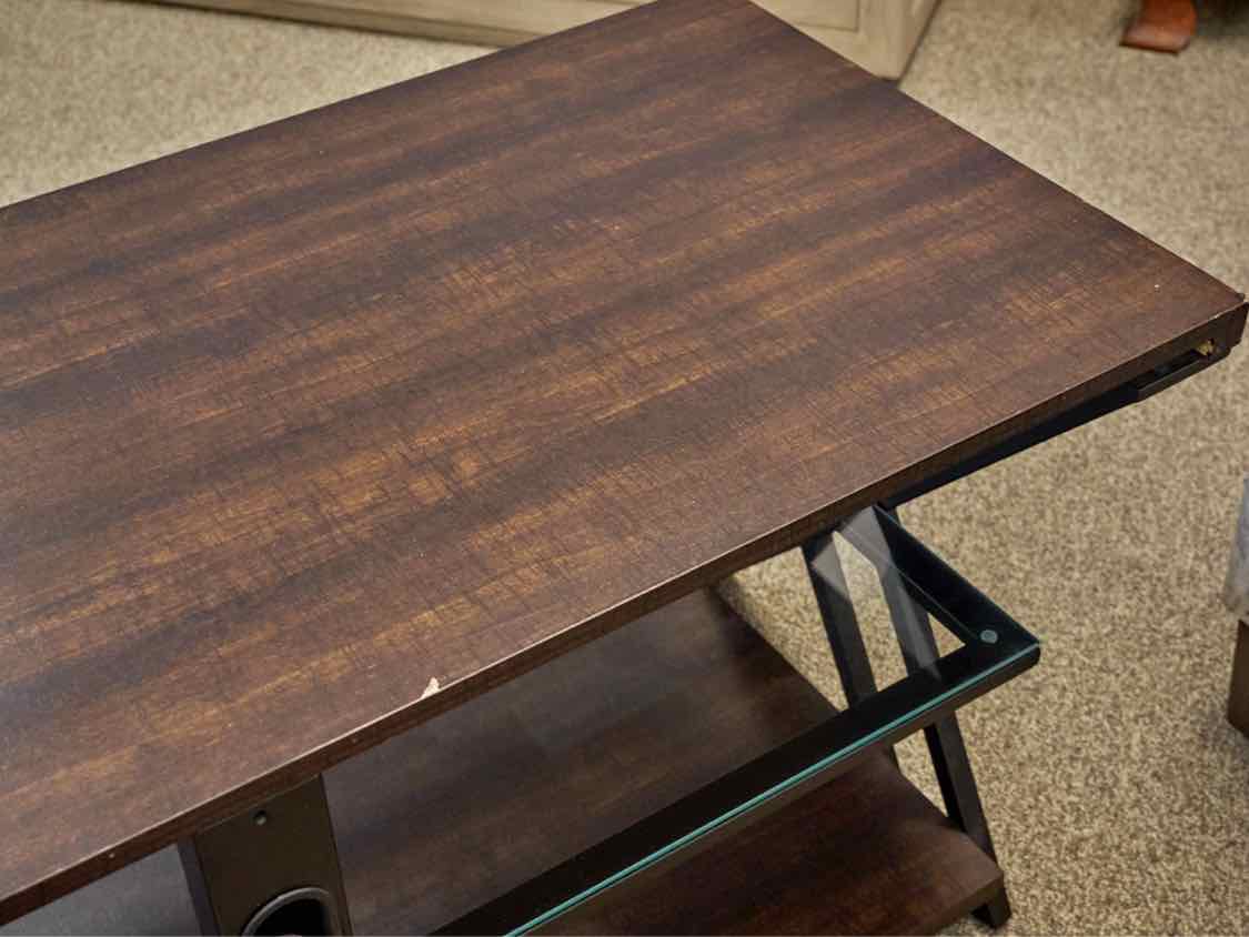 Veneer & Glass Media Furniture