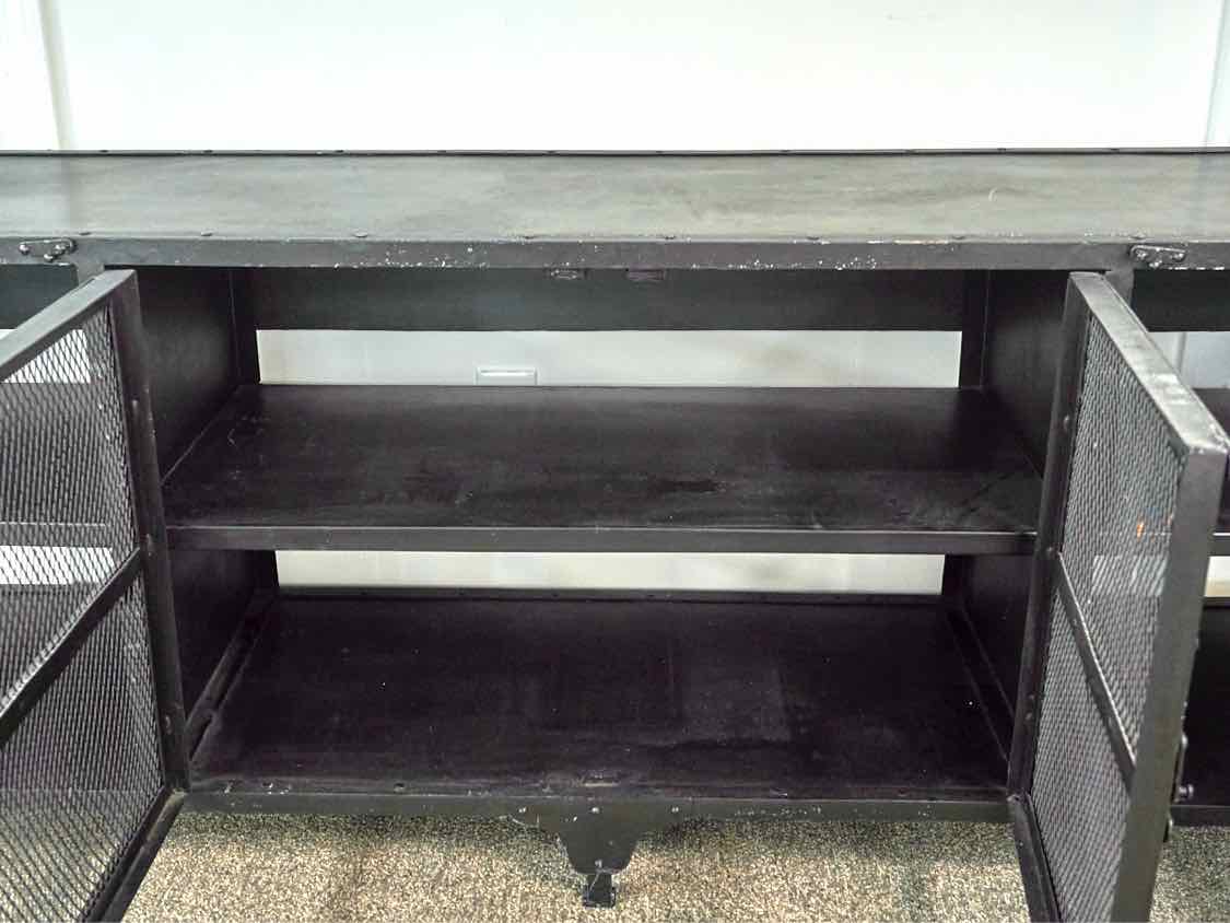 Restoration Hardware Industrial Metal Console