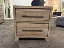 Rustic Contemporary 2-Drawer Nightstand