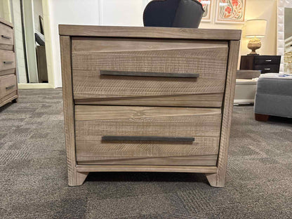 Rustic Contemporary 2-Drawer Nightstand
