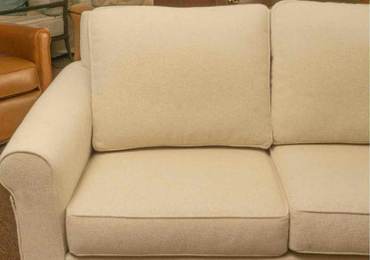 Pottery Barn 'Cameron' Oatmeal Boucle Upholstered 2 Cushion  Loveseat