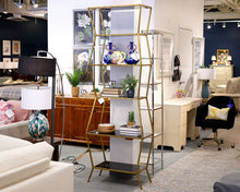 Oly Studio Antique Gold Iron Etagere