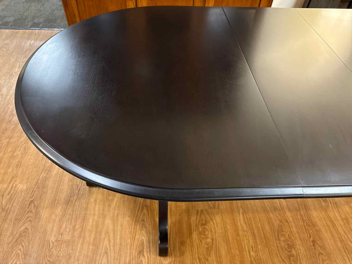 Bermex Extension Oval Dining Table in Espresso