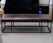 Mitchell Gold + Bob Williams Leather Bench