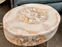 Annie Selkie Ottoman with Driftwood Finish Legs