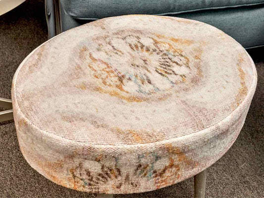 Annie Selkie Ottoman with Driftwood Finish Legs