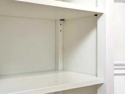 White 3 Shelf Bookcase with Beadboard Sides
