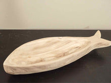 Carved Wooden Fish Platter (Small)